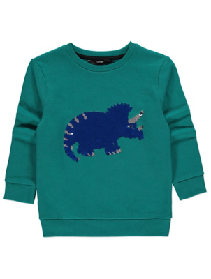 dinosaur sequin jumper