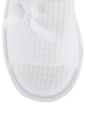 open toe slippers asda