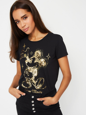 mickey mouse sequin t shirt