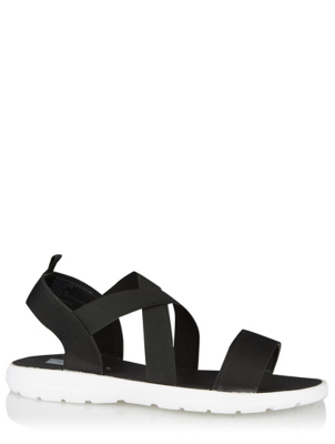 black sandals asda