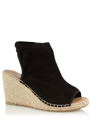 asda black wedges