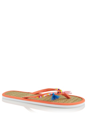 tassel flip flops