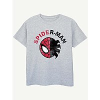 Spider-Man Split Classic Grey Unisex T-Shirt | Collections | George at ASDA