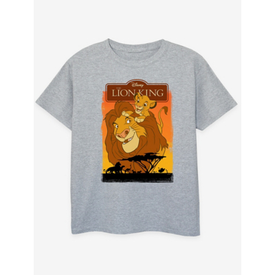 George NW2 The Lion King Simba and Mufasa Kids GreyT-Shirt