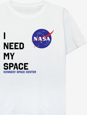 T-shirt Bambino Logo NASA - Grigio, 100% Cotone (taglia 152), Abbigliamento Spaziale Per Ragazzi