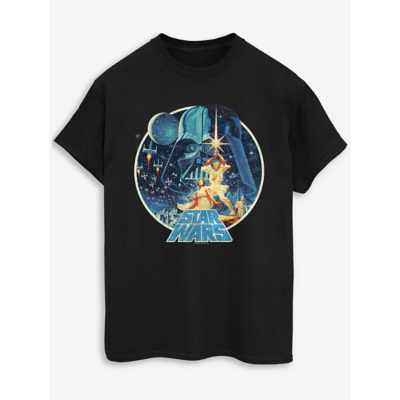 George NW2 Star Wars Vintage Victory Black T-Shirt