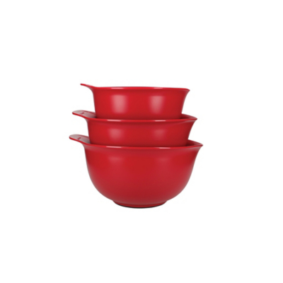 KitchenAid 3pc Nesting Mixing Bowl Set - Empire Red
