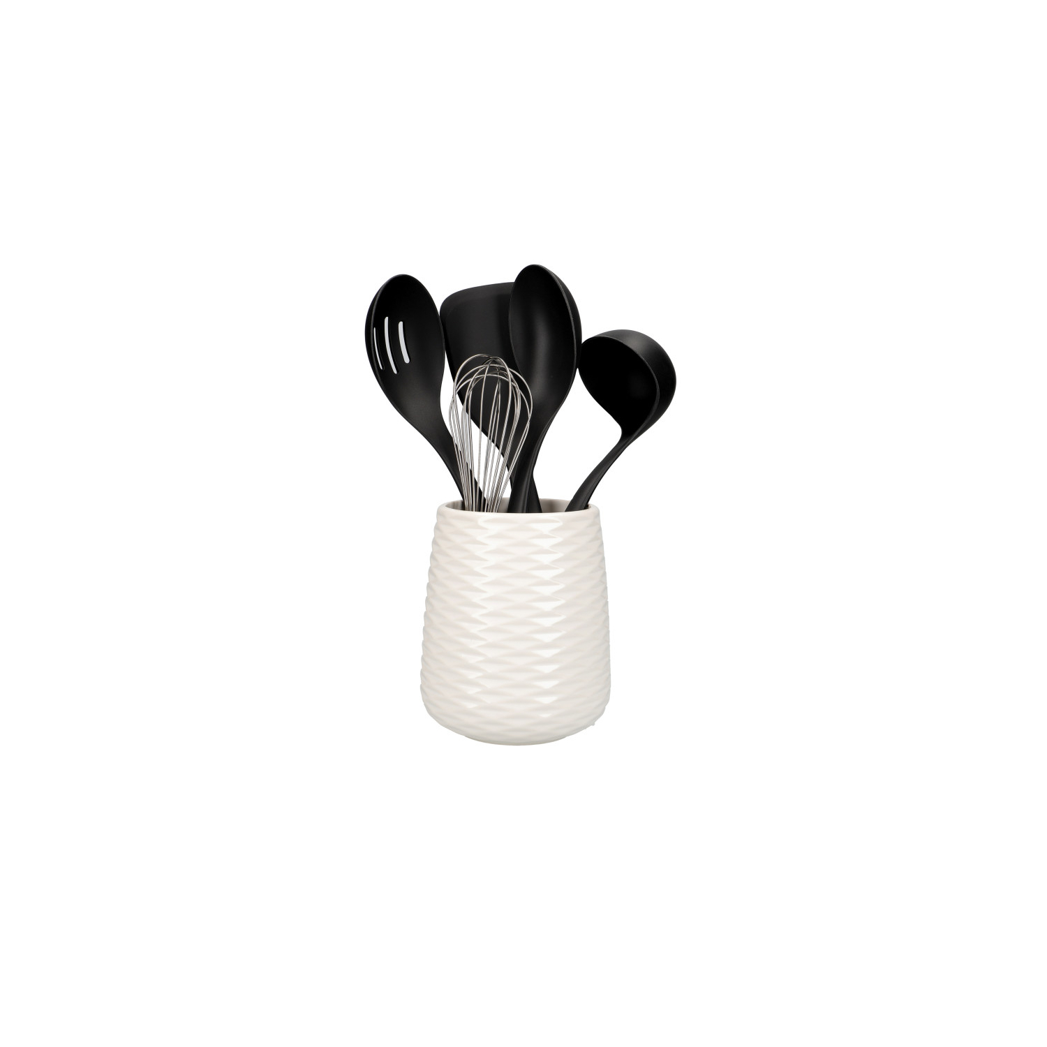 George Black Kitchenaid 6Pc Utensil Set And Holder
