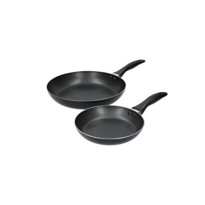 George KitchenCraft Non-Stick Induction Compatible Aluminium Frying Pans Set28cm and 20cm