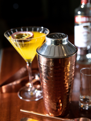 BarCraft 7Piece Copper Cocktail Shaker Set in Gift Box Home