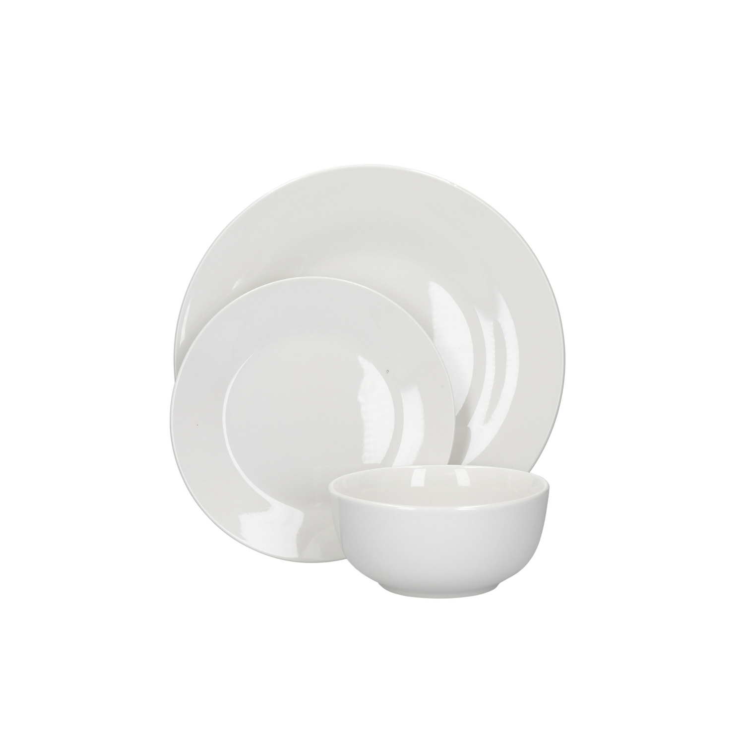Mikasa  White Alexis Porcelain 12-Piece Dinner Set in Size 12pcs, Sports Direct - Image 4