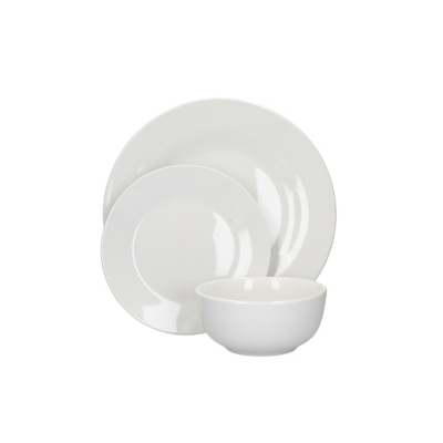 George Mikasa Alexis Porcelain 12-Piece Dinner Set - White