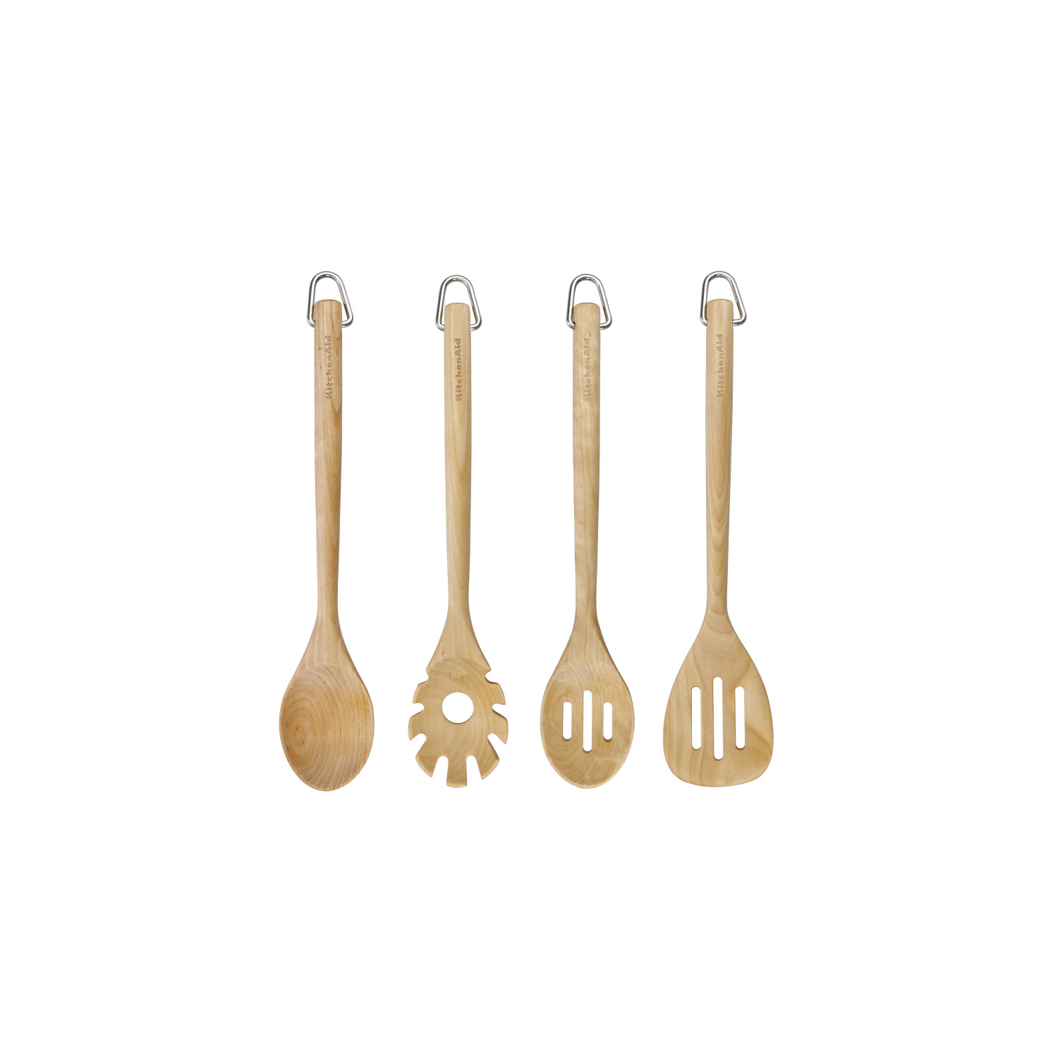 Kitchenaid  Brown 4Pc Birchwood Tool Set, Sports Direct - Image 2