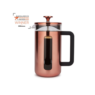 George Black La Cafetière Pisa Cafetiere, 8-Cup, Copper Size 8