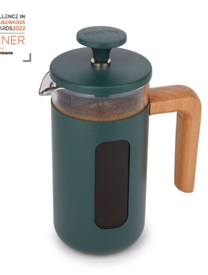 La Cafetière Pisa Caffettiera Rosa Con Manico In Legno - 3 Tazze (350ml)