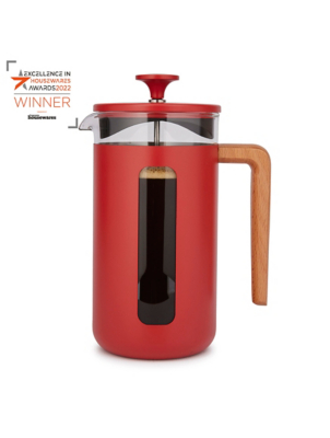 La Cafetière Pisa Latte Cafetiere, 8Cup, Red Electricals at
