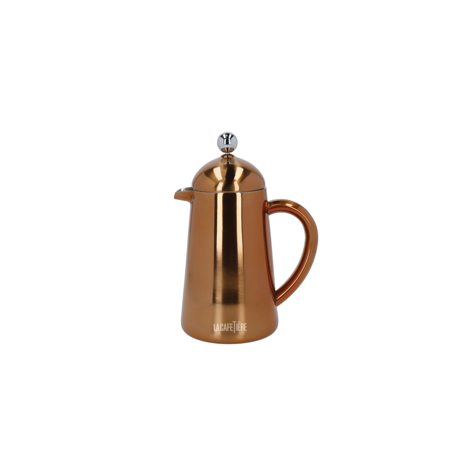 George La Cafetière Havana Double-Walled Cafetiere, 3-Cup, Copper