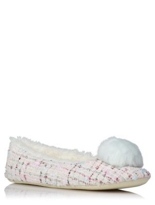 pom pom slippers asda