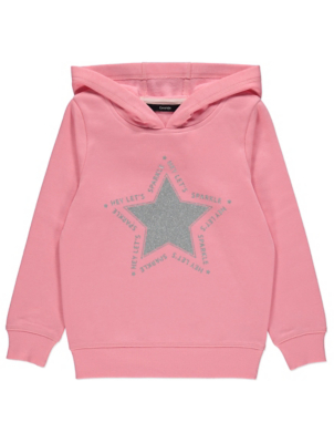 pink sparkle hoodie