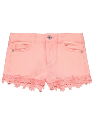asda girls shorts