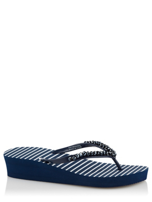 asda black flip flops