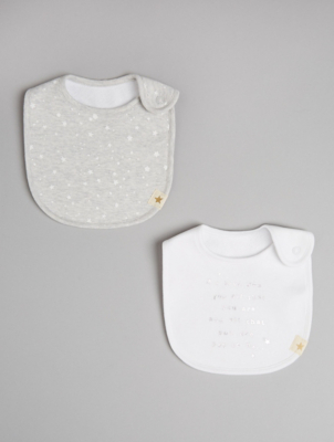 asda white bibs