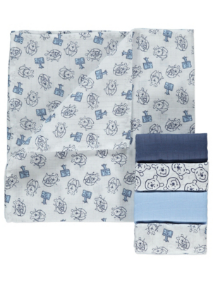 winnie the pooh muslin squares