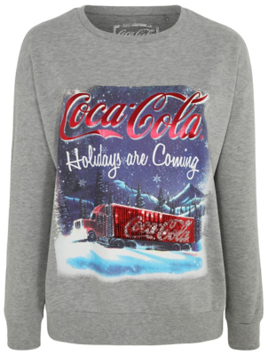 coca cola christmas sweatshirt