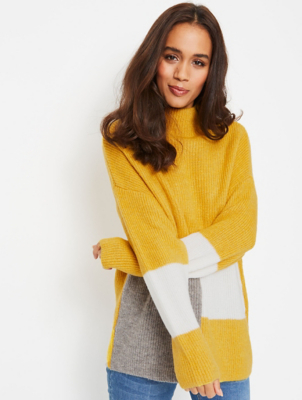 asda mustard cardigan