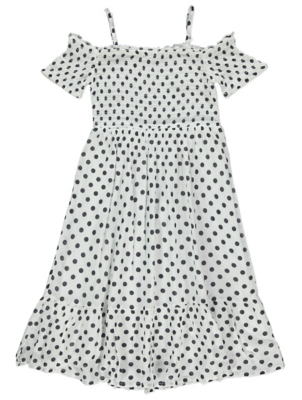 asda polka dot dress