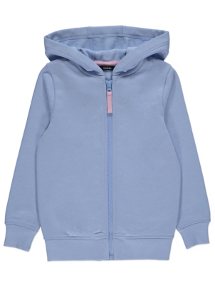 light blue hoodie zip