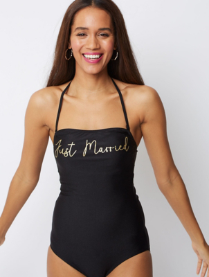 just married swimsuit