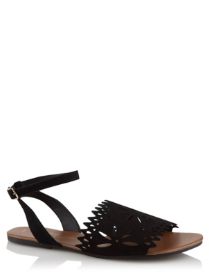 black sandals asda