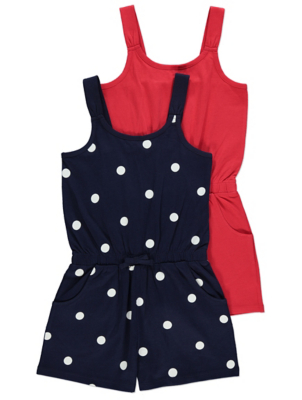 asda red jumpsuit