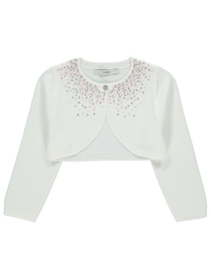 white cardigan asda