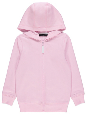 pink quarter zip up