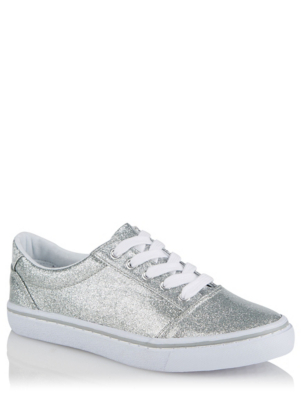 silver shoes asda