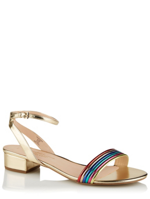 gold sandals asda