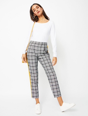 side stripe ladies trousers