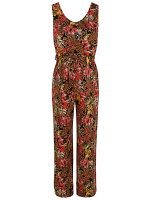 asda leopard print jumpsuit