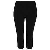 Black Jersey Cropped Joggers | Women | George at ASDA