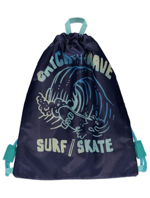 Boys Bags Kids Bags Accessories George At Asda - navy surf and skate swim bag