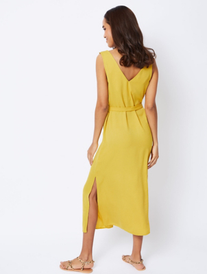 asda yellow dress