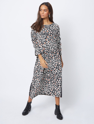 george leopard print dress