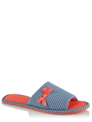 open toe slippers asda