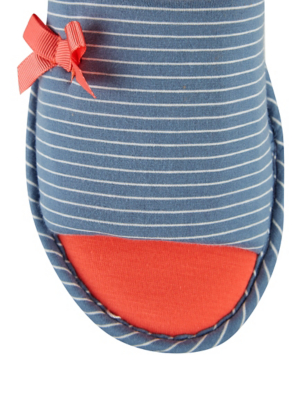 open toe slippers asda