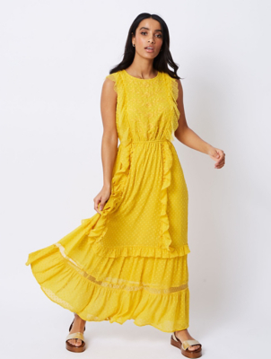 asda yellow dress