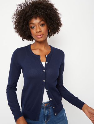navy blue cardigan asda