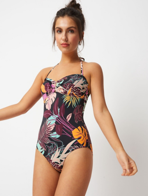 asda bandeau swimsuit