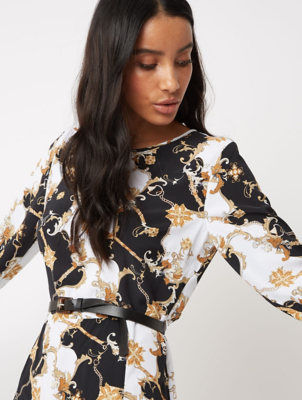 chain midi dress